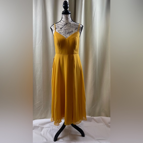 NWT AZAZIE bridesmaid Dress with adjustable straps - Picture 5 of 9